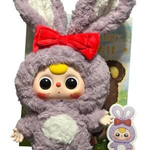 ** Baby Three 400% Baby Series Plush doll - SECRET PURPLE BUNNY   **